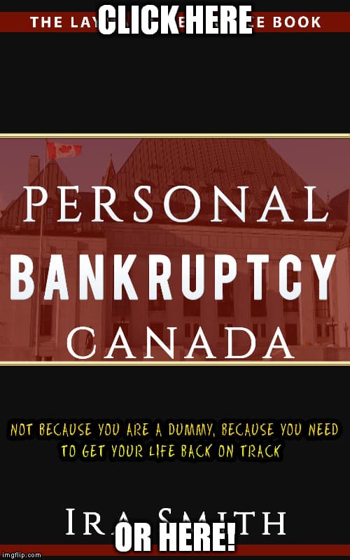 PERSONAL BANKRUPTCY CANADA: Not Because You Are A Dummy, Because You Need To Get Your Life Back On Track, ira smith trustee, toronto bankruptcy, vaughan bankruptcy, consumer proposal, bankruptcy laws in bc, bankruptcy information online, canadian bankruptcy act, bia, canadian bankruptcy laws, bankruptcy protection canada, canadian bankruptcy laws and regulations, personal bankruptcy protection canada, canadian personal bankruptcy laws, canadian personal bankruptcies laws