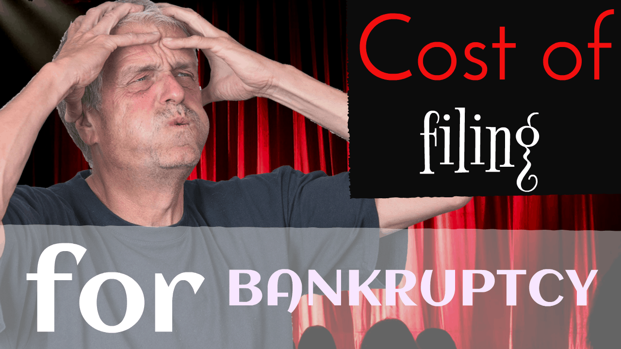 cost of filing for bankruptcy