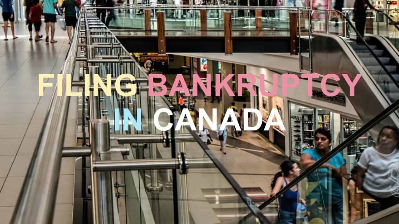 filing bankruptcy in canada