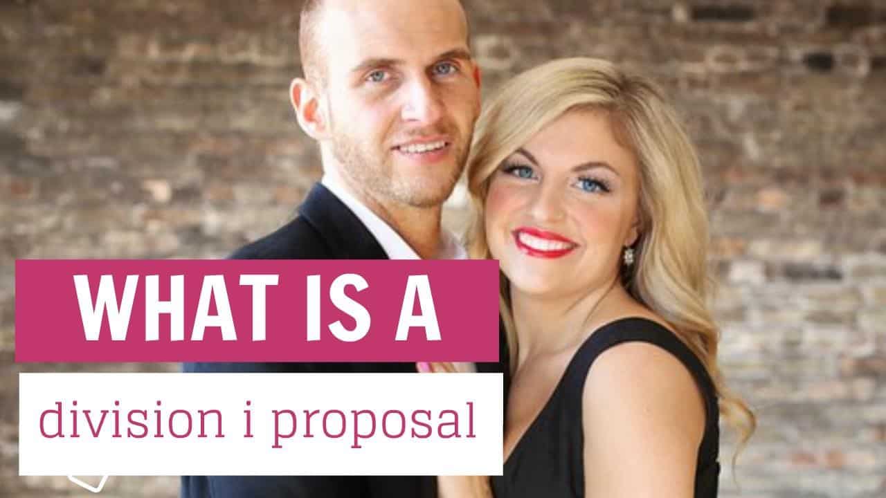 what is a division i proposal