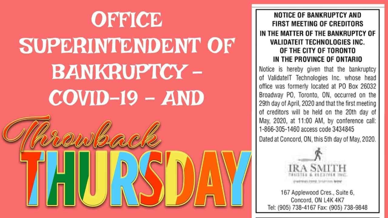 office superintendent bankruptcy canada
