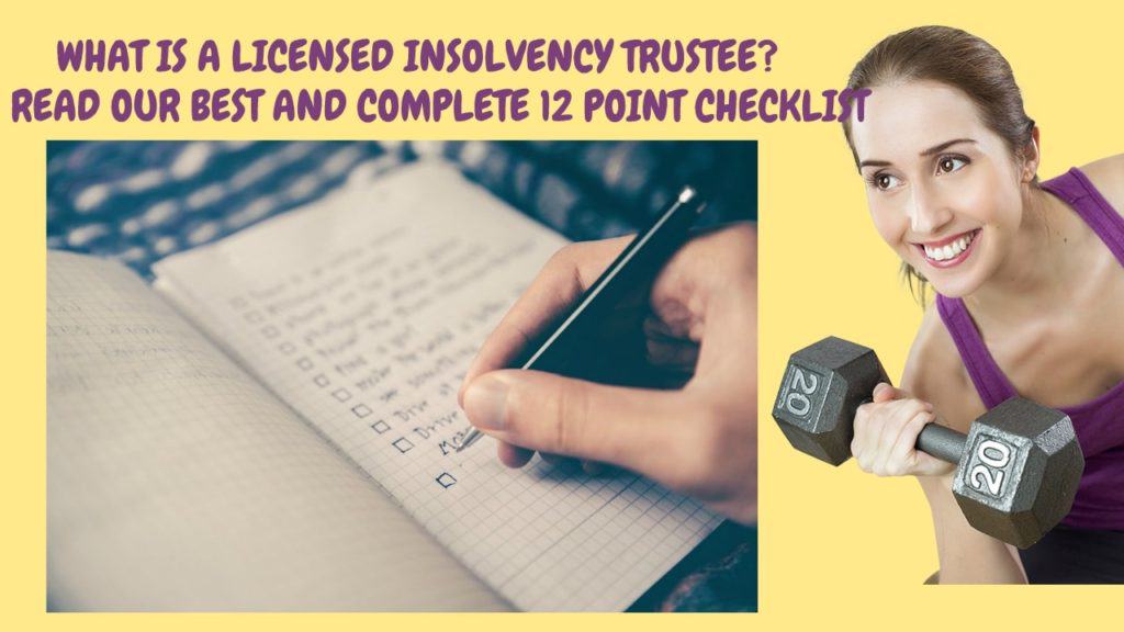 what is a licensed insolvency trustee