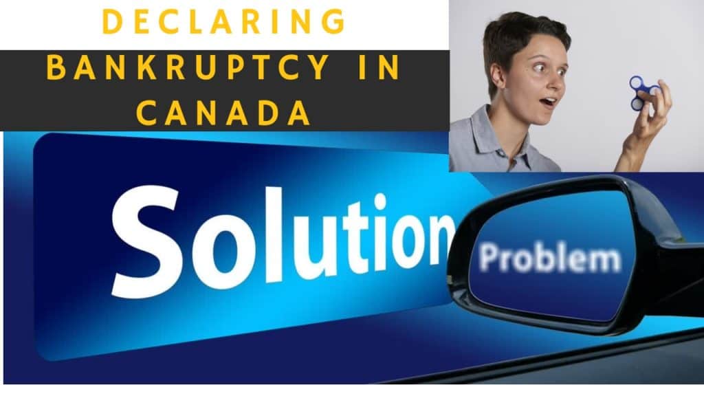 declaring bankruptcy in canada