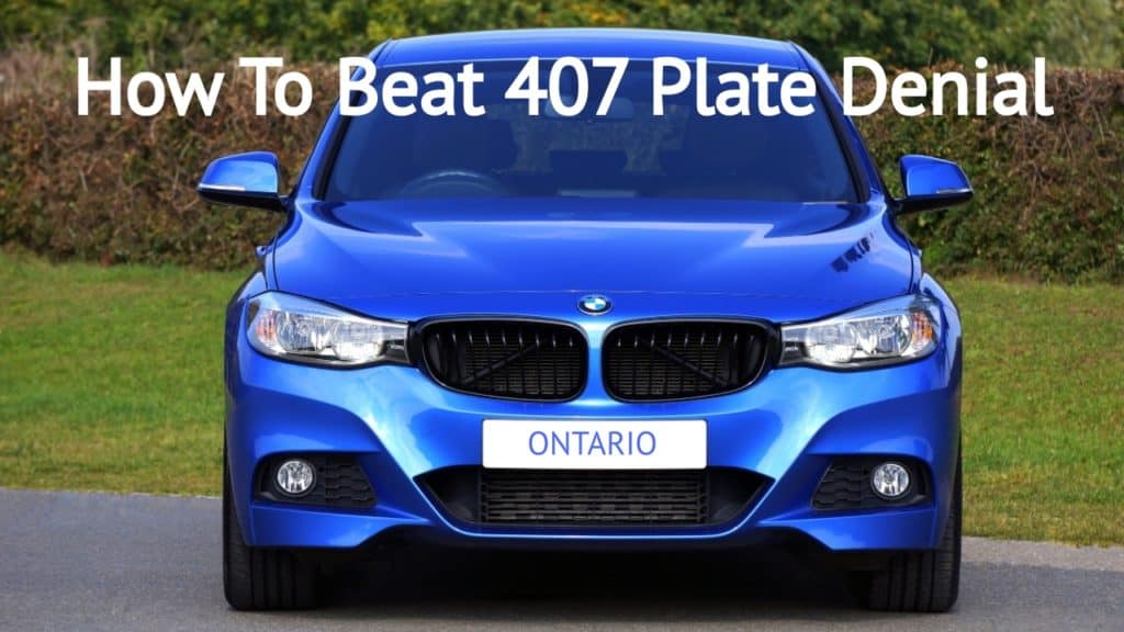 how to beat 407 plate denial