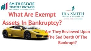 what are exempt assets in bankruptcy