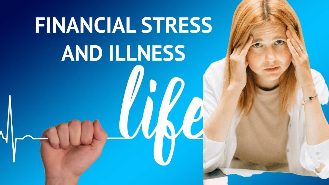 what percentage of illnesses are directly or indirectly caused by financial stress