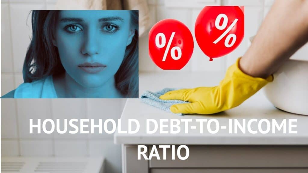 household debt-to-income ratio